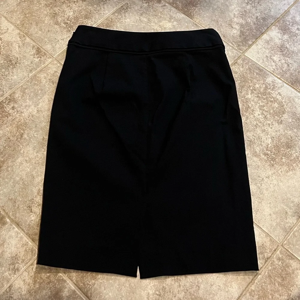 The Limited Exact Stretch High Rise Pencil Skirt Mini Solid Black 00 Slit
